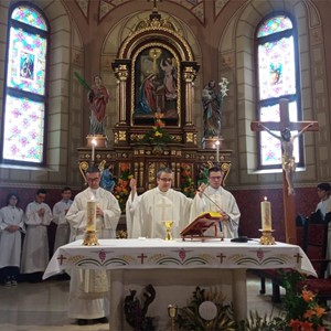 Prvi dan trodnevnice uoči mlade mise vlč. Zakanja u Župi Navještenja BDM u Velikoj Gorici